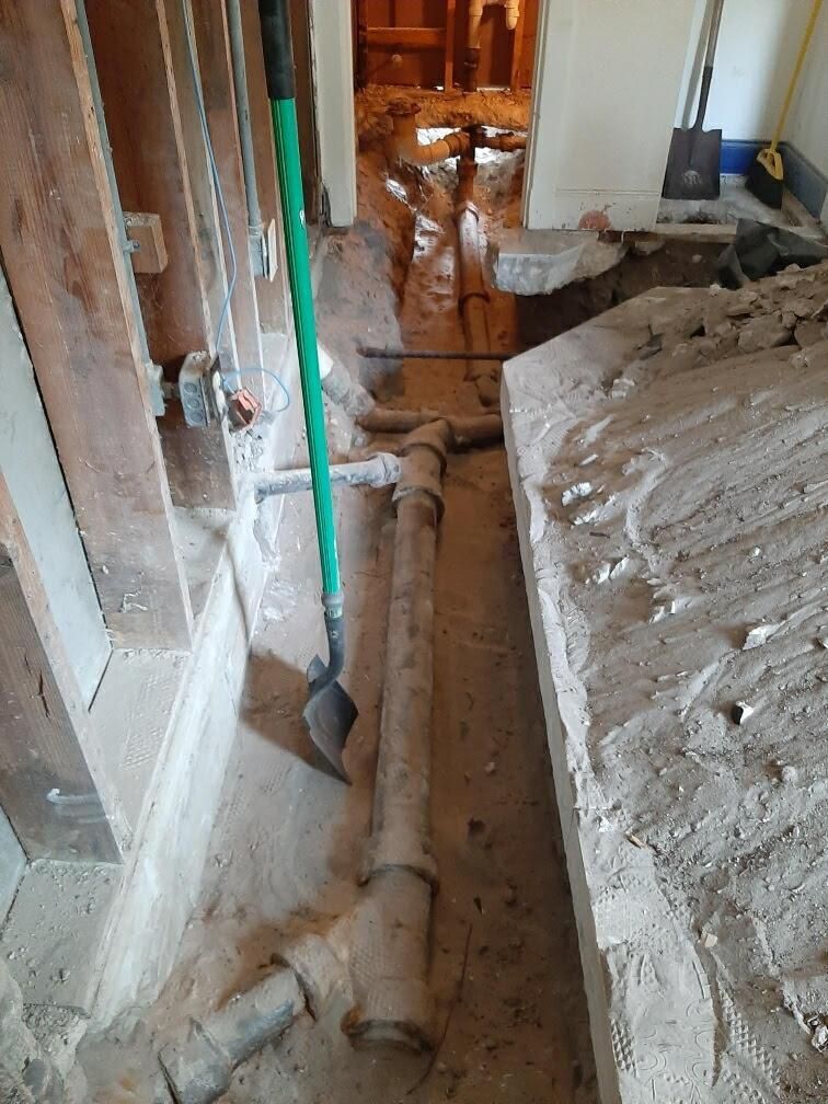 Old cast iron in room 9