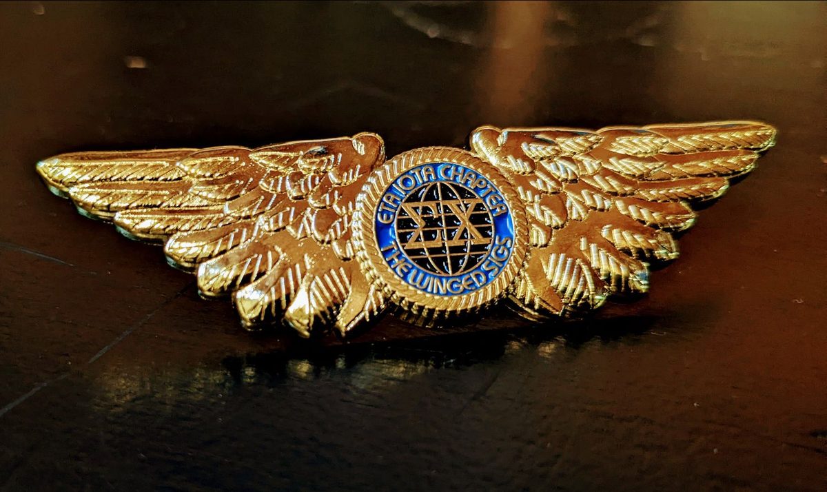 Eta Iota winged badge